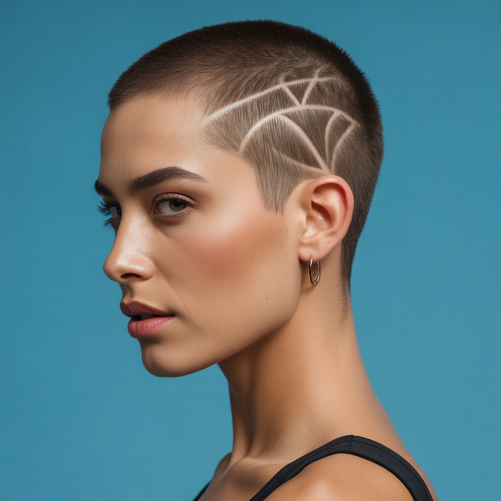 Buzz Cut with Design