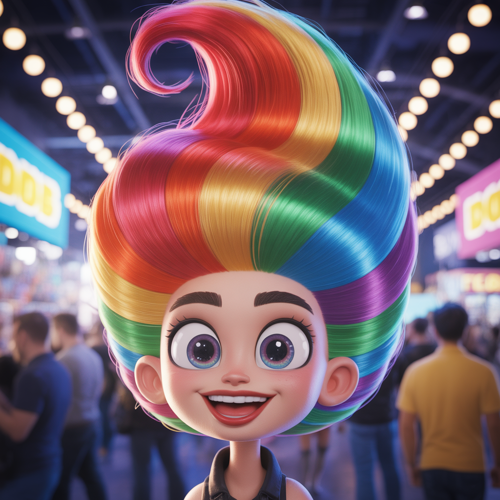 Cartoon Character Hair