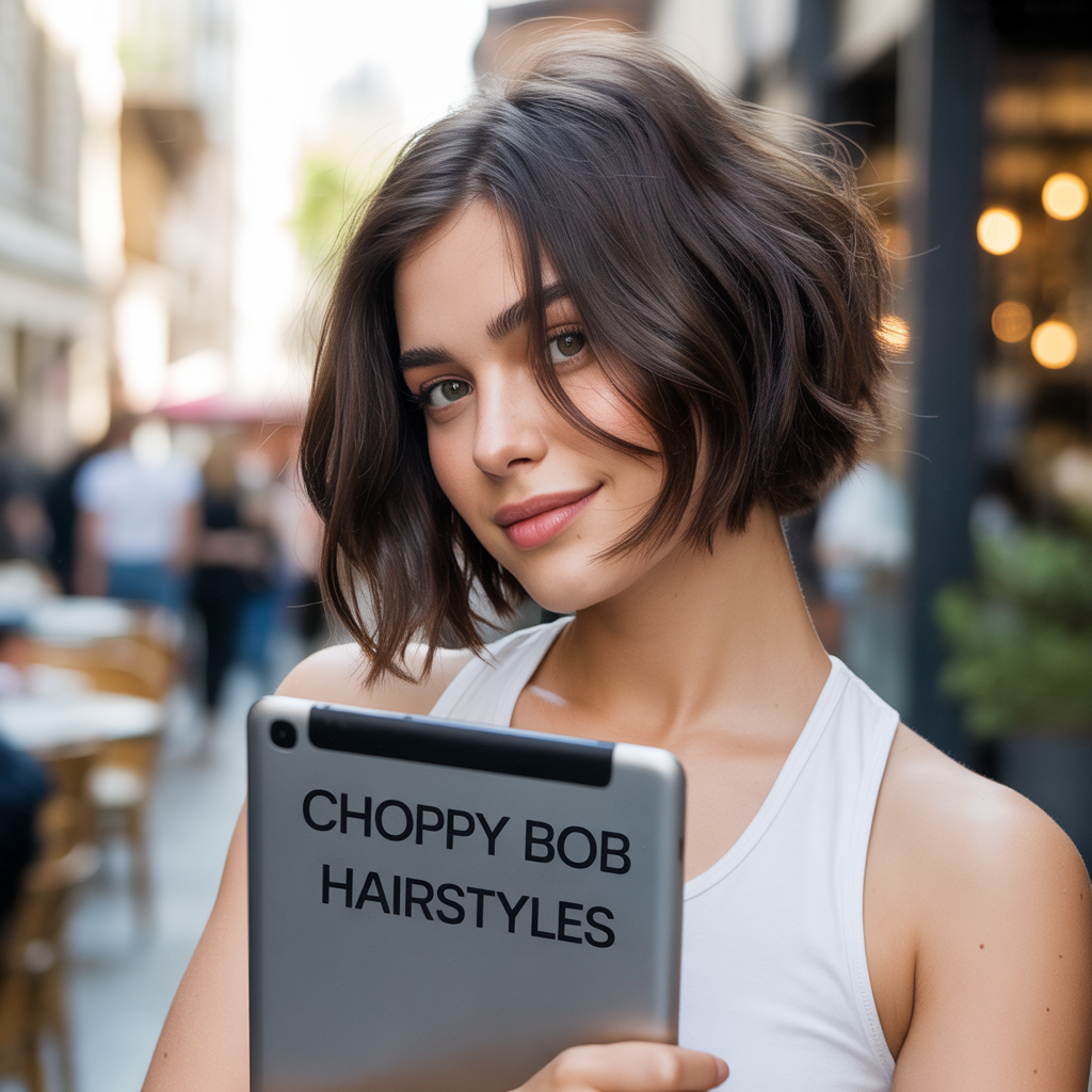 choppy bob hairstyles
