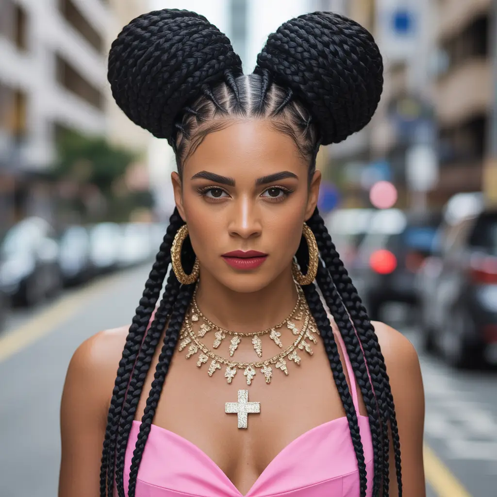 Extra Jumbo Goddess Cornrows