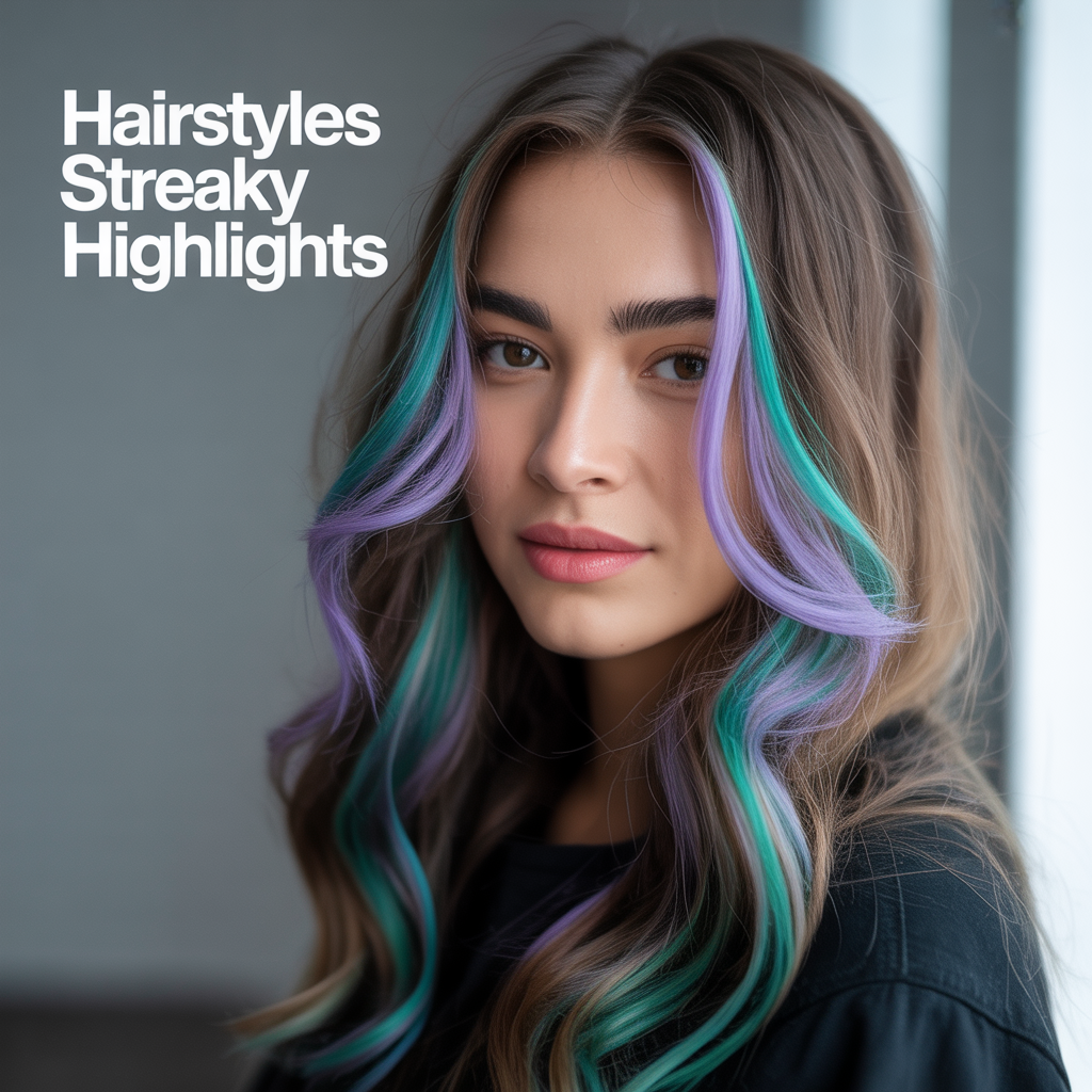 Hairstyles Streaky Highlights