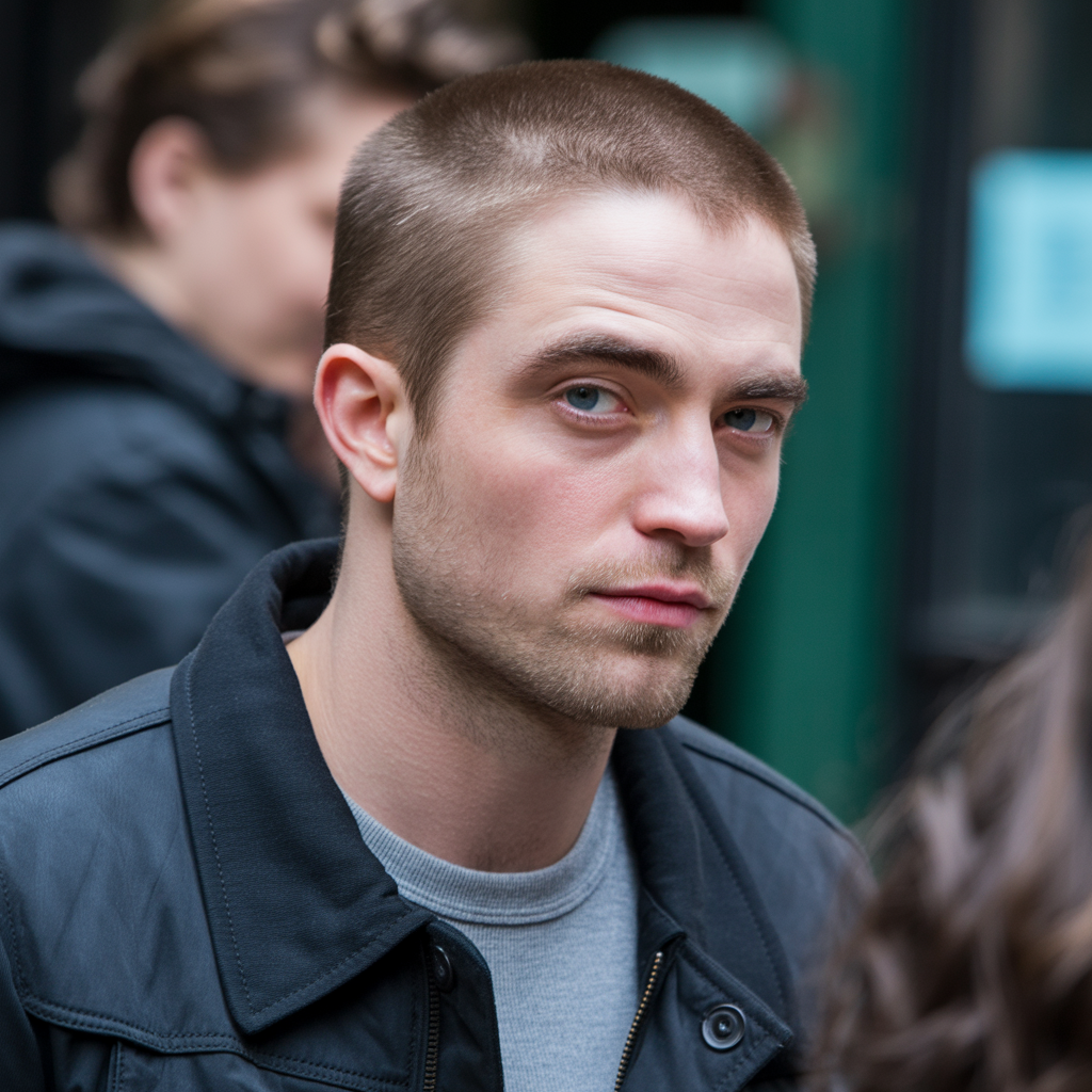 Robert Pattinson’s Shaved Patches