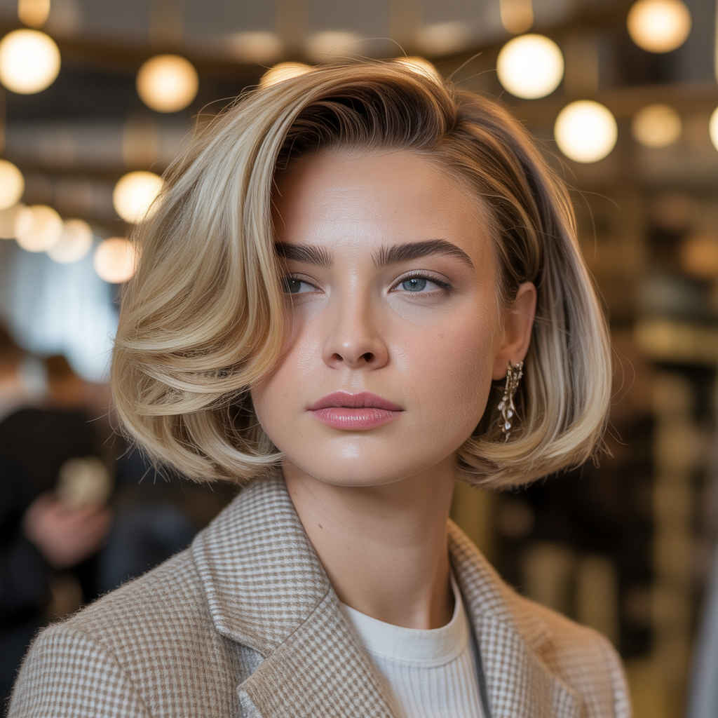 Rounded Bob with Soft Volume