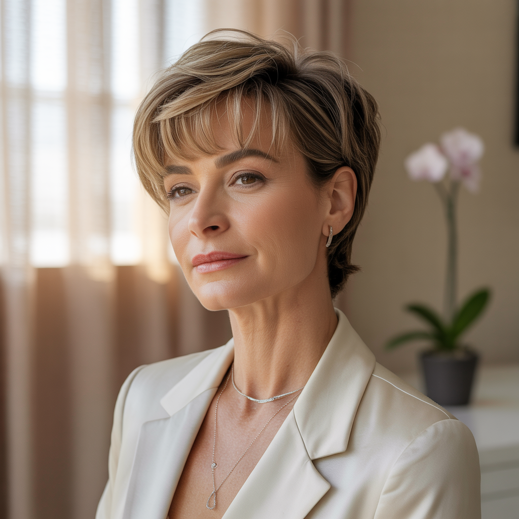 Short Cut with Bangs