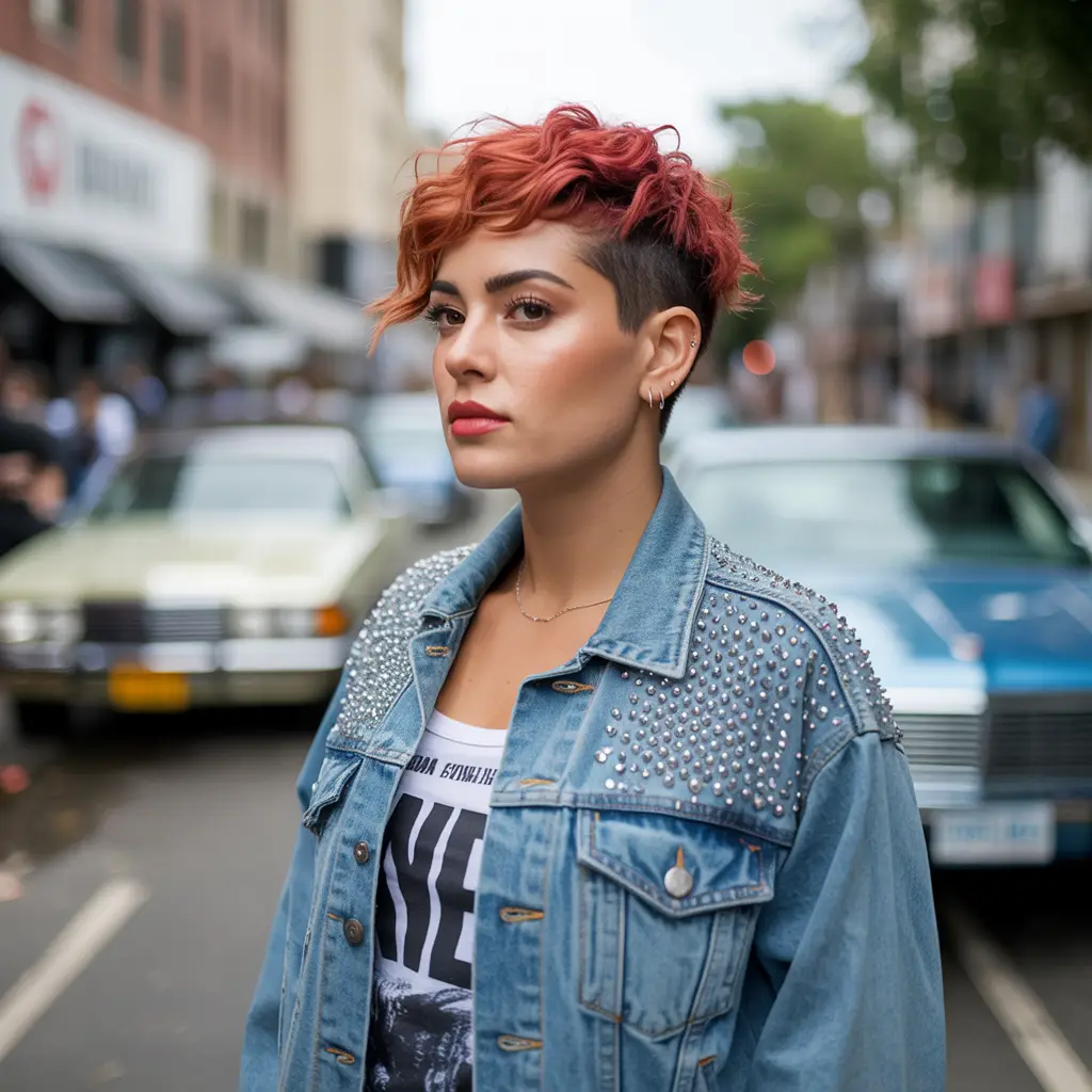 Tucked Hair for Short Cuts