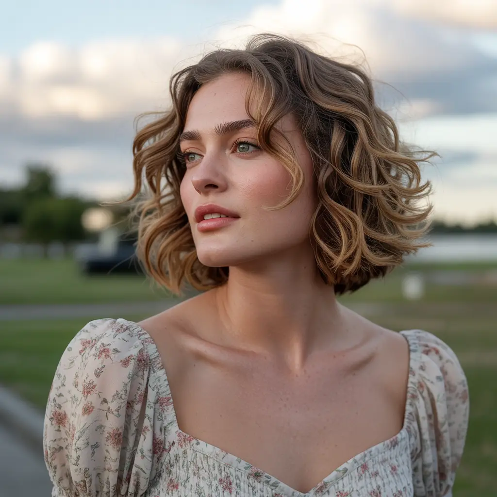 Tucked Hair for Wavy Hair