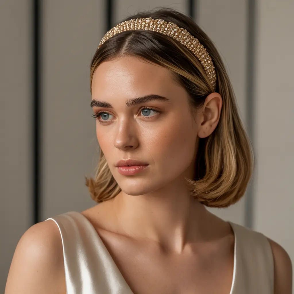 Tucked Hair with Headbands