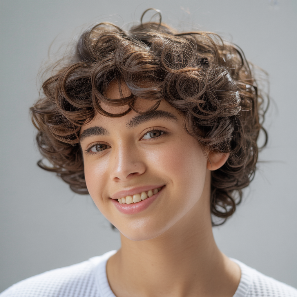 a bright clean studio portrait captures