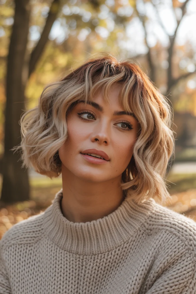 a caramel blonde wolf cut hairstyle with LUeuu3ntS9m1QJFM roCrg 7iftTx3gQo2G2xTg6E9H0A 1