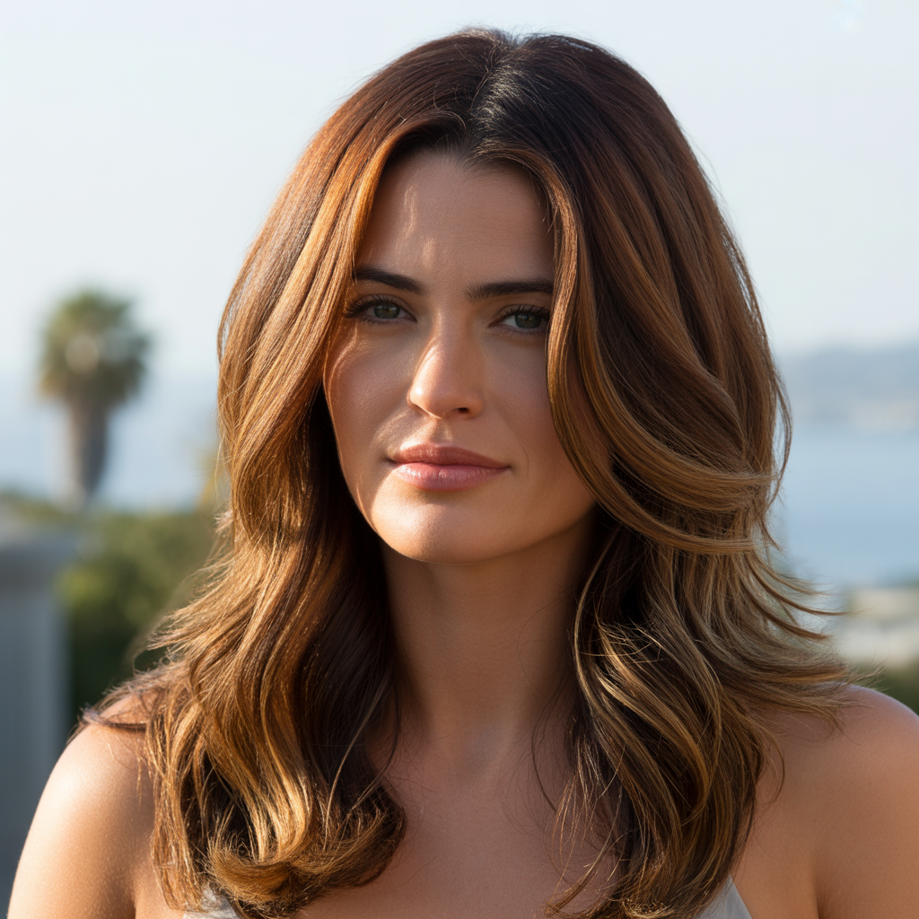 Warm Caramel California Brunette