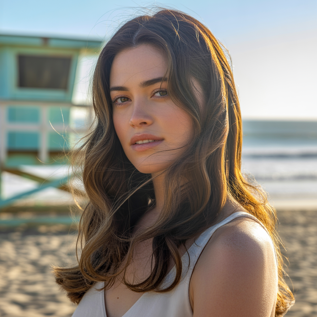 Classic Sun-Kissed California Brunette