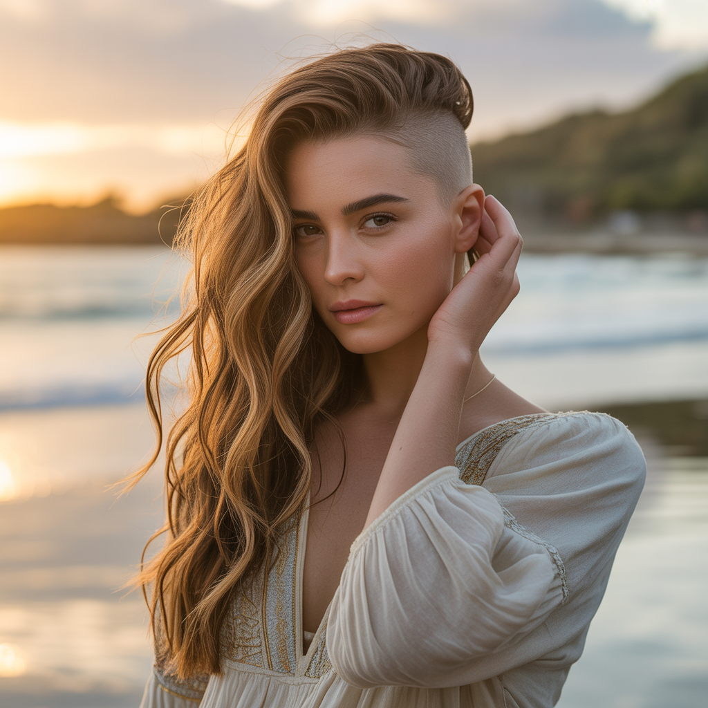Long Waves with Hidden Side Shave
