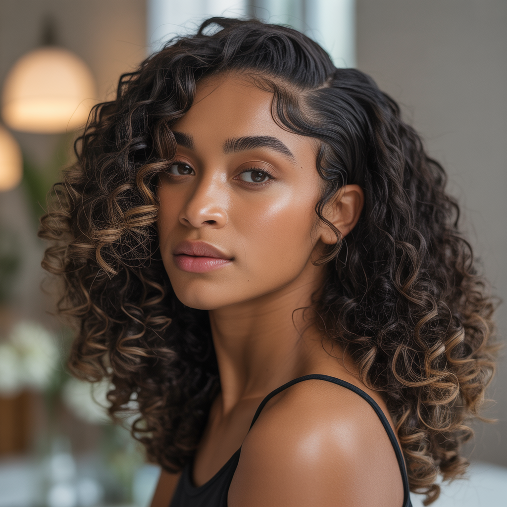 Layered Cut For High Porosity Hair