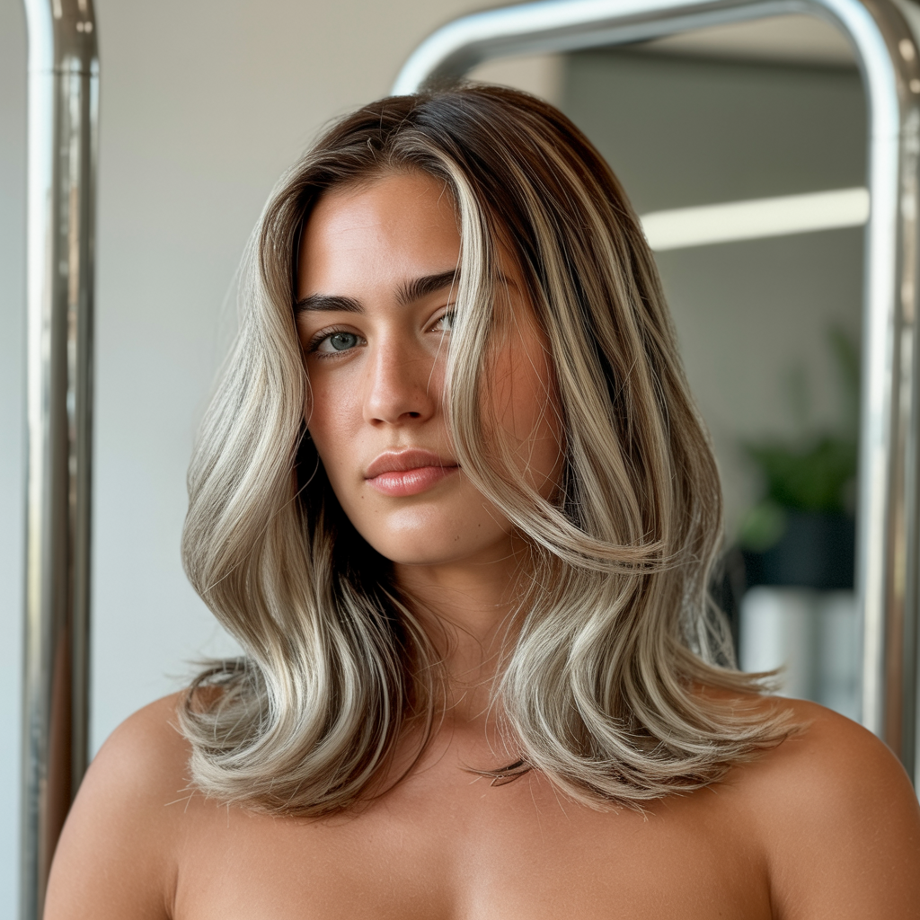 Ash-blonde blend