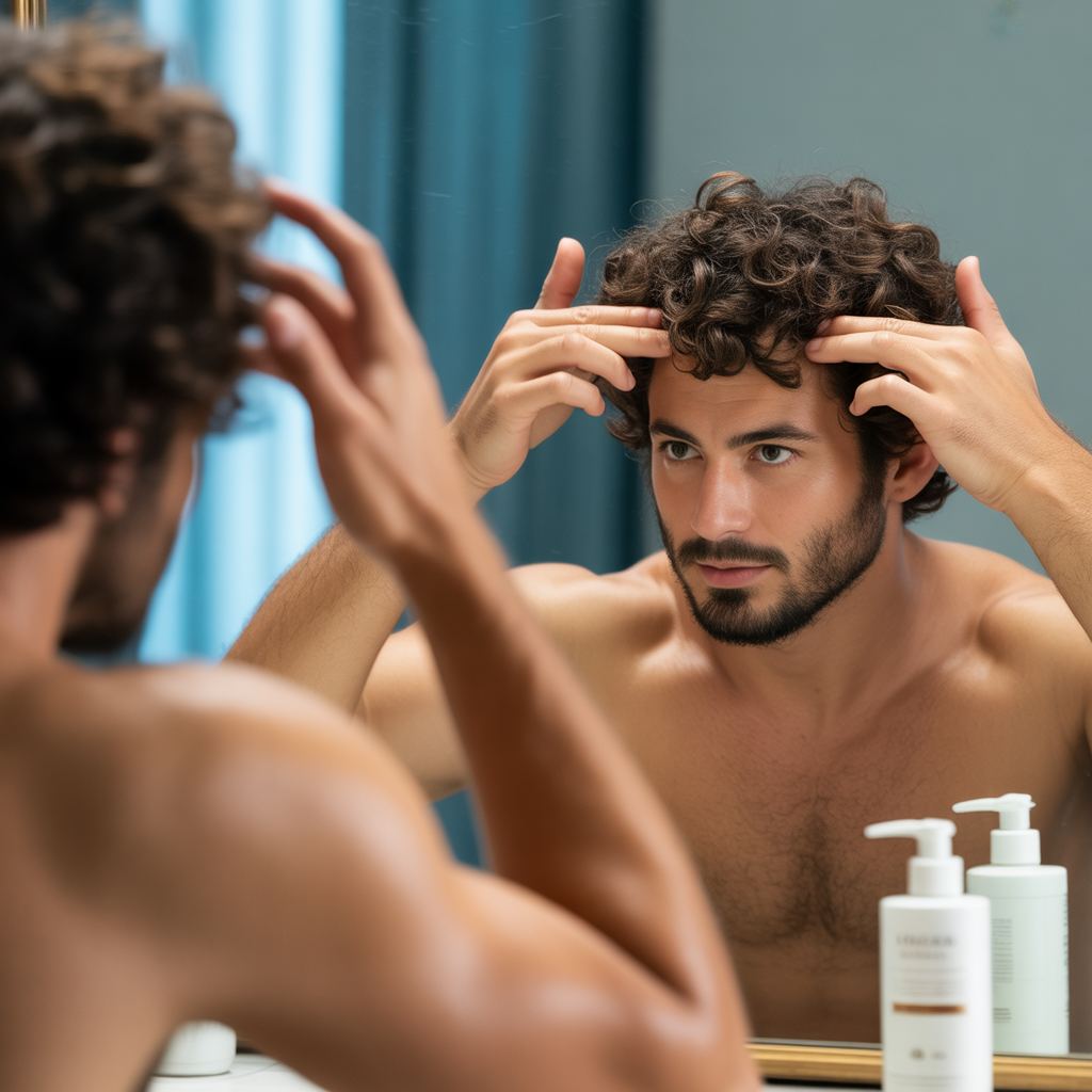 Experiment with parting and fringe length