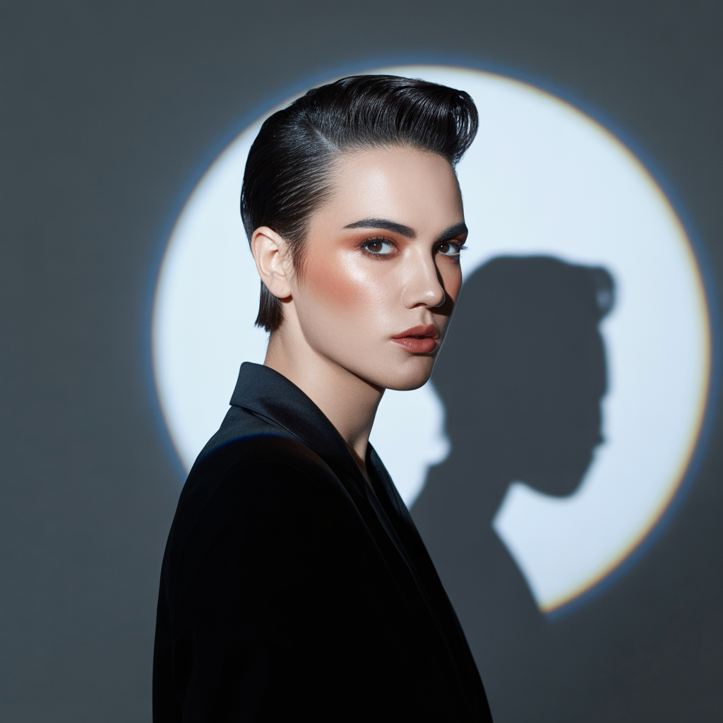 Birthday Hairstyles for Women: Chic Looks for Your Big Day 14 Wet-look slick back
