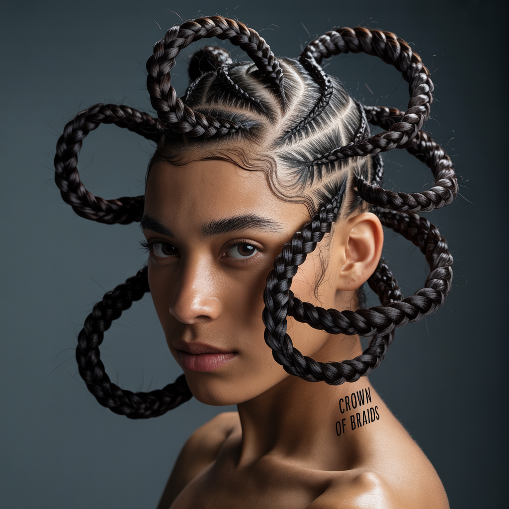 15 Swirl Cornrows Inspiration for a Fresh New Look 8 Multi-Directional Swirl Cornrows