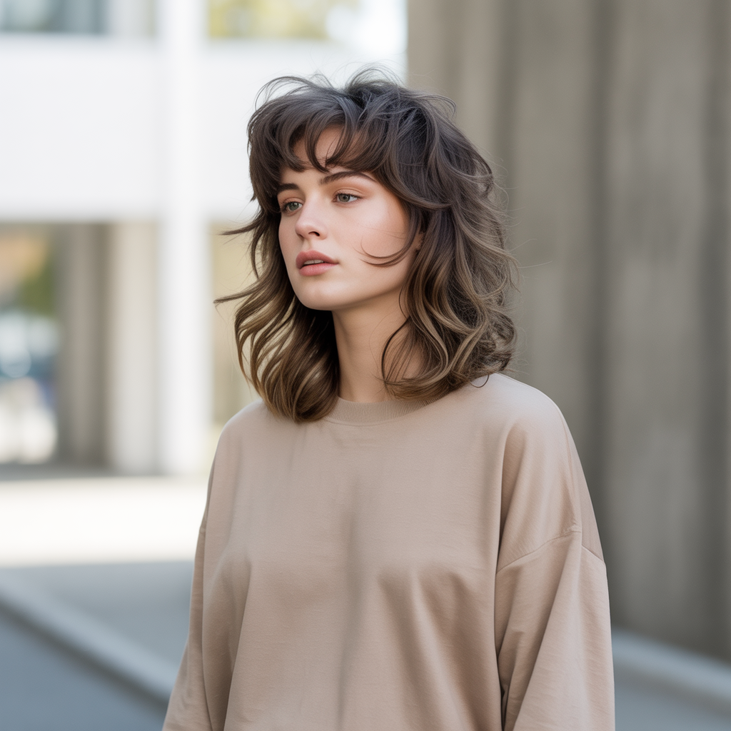 Wolf Cut (Medium Length)
