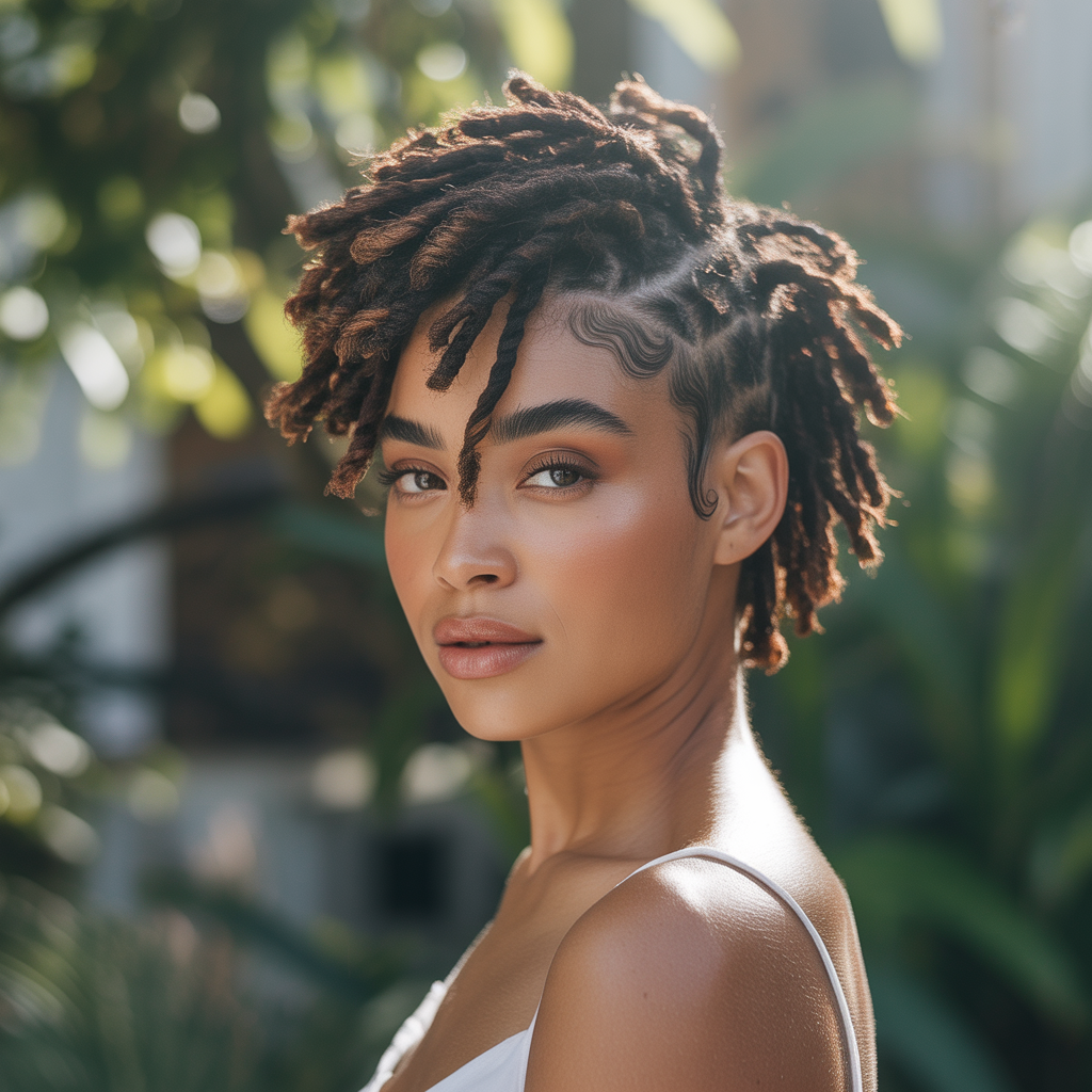 Loc Twist Crown for Short Hair