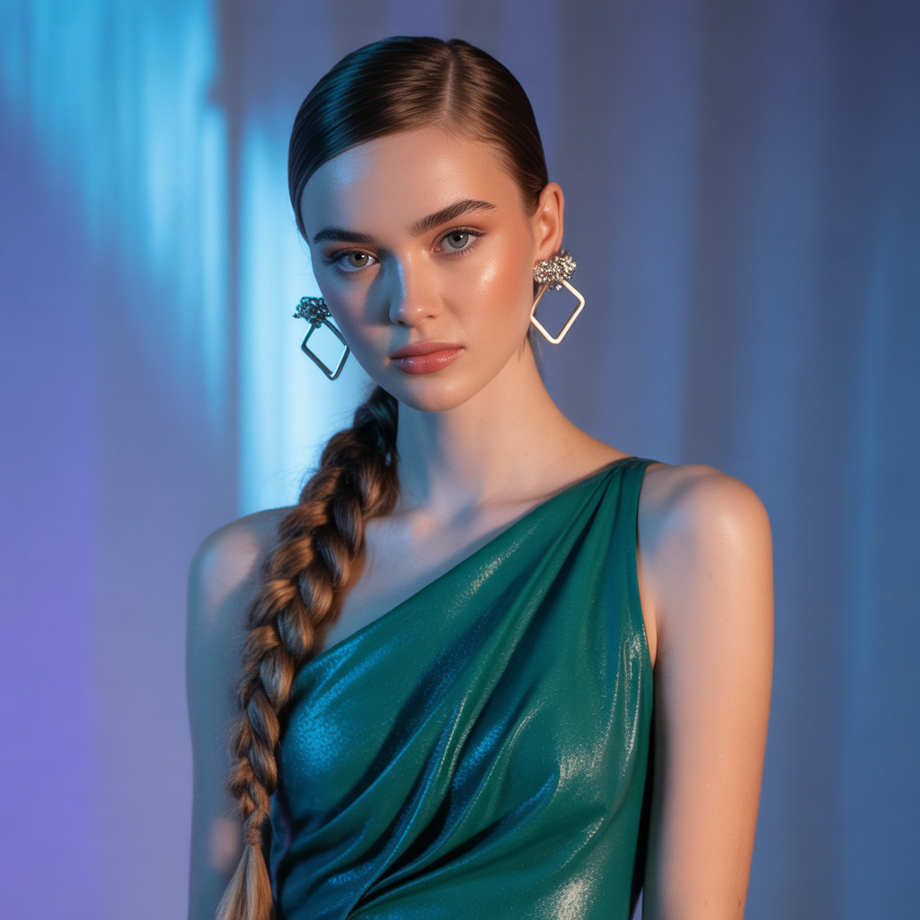 Birthday Hairstyles for Women: Chic Looks for Your Big Day 12 Glossy braided side pony