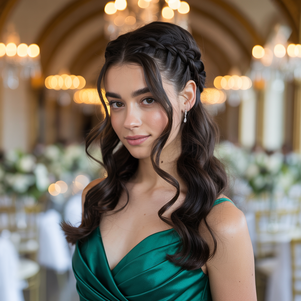 Stunning Dutch Braid Hairstyles to Try Now 15 a formal portrait photograph captures a 4DuCVASXSTqfA9Sm GN1mQ qwrvISkiTlmaUDKalNbMaw