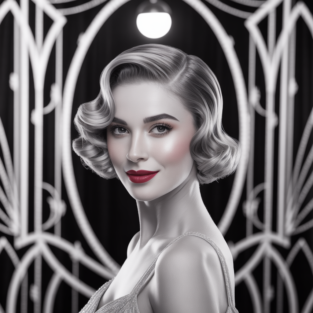 Birthday Hairstyles for Women: Chic Looks for Your Big Day 15 Vintage finger waves (short or bob length)