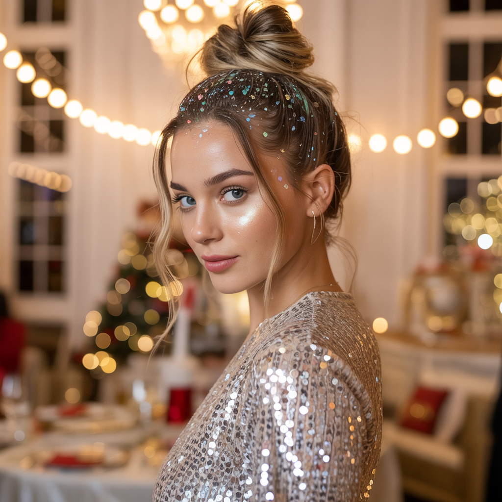 18 Christmas Hairstyles to Shine This Festive Season 17 a glamorous portrait photograph of a you ZeCtKPoOQpqCnTkK6WQzzg w2aJDdq3SeGHOpaYGRATfg