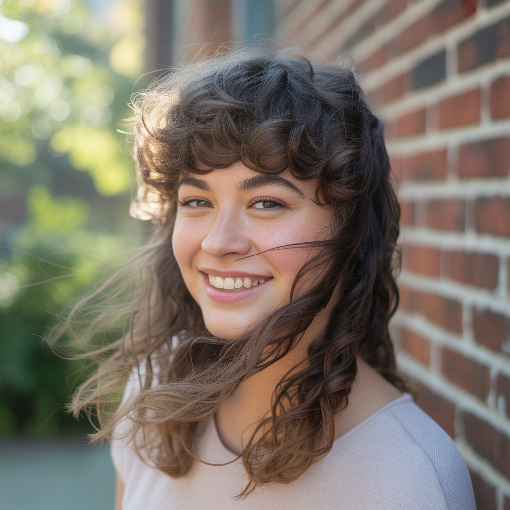 Shape for round faces