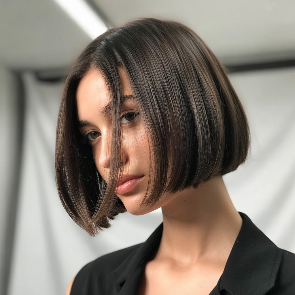 Long Undercut Bob