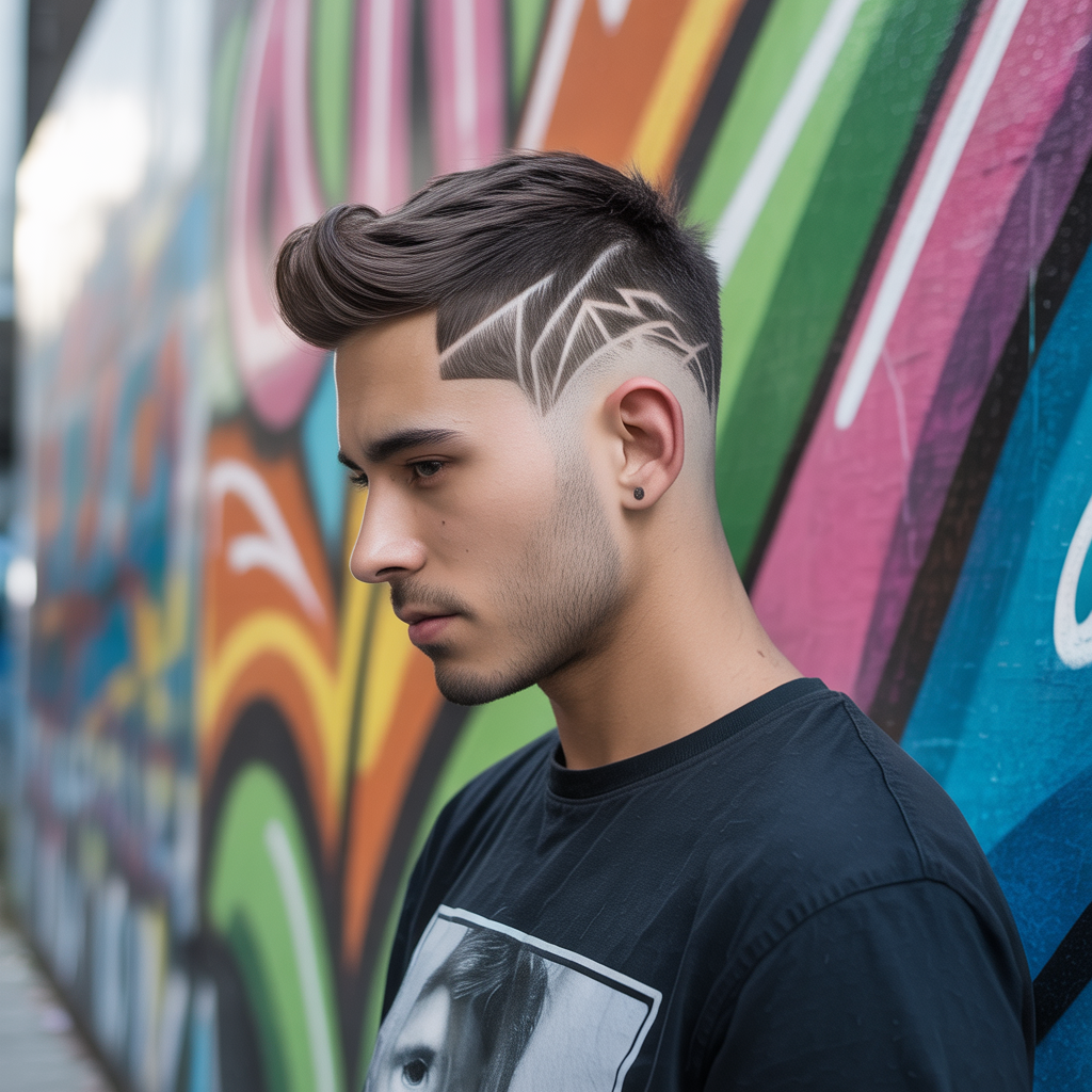 Fade with Line Designs