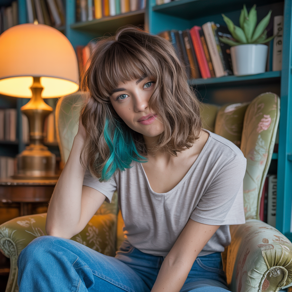 a photograph of a young woman with a med Xw5PYiX2TSqzCAZvqufHmQ KPzp7BCqQZiyKQEaIlfZFA