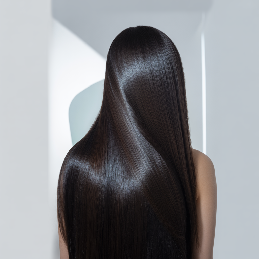 High-Gloss Glass Hair