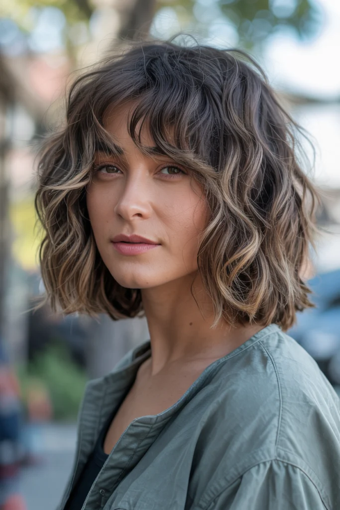 10 Shaggy Wolf Cut with Bangs Ideas for a Trendy 2025 Look 2 a realistic portrait of a woman with med IUmuqR1ETpmspre8DisAVQ gXmQdFjBTdmuBORp6CHkjg