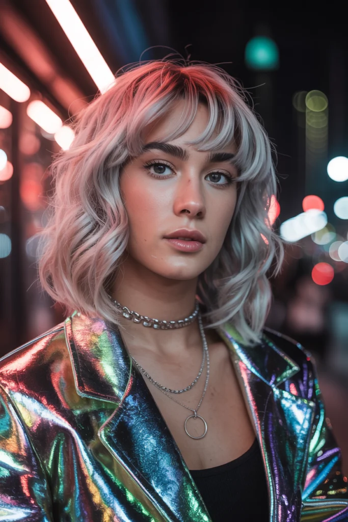 a silver blonde wolf cut hairstyle with o0qp1ItsSWeMQvJhBOY7nA waw4y039Sja QjsSQk7Osw