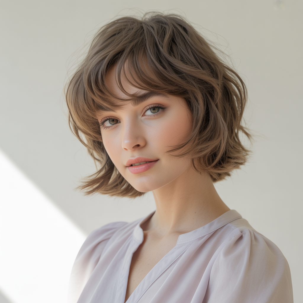 16 Wavy Wolf Cut with Bangs Ideas You’ll Love in 2025 4 a soft diffused portrait photograph of a 4lp6 MGHTJurJkfFm4y iQ zfiE3mC5RvyPf43uGn2JeA