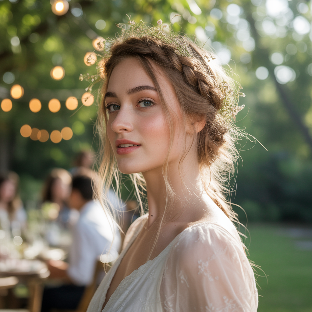 Birthday Hairstyles for Women: Chic Looks for Your Big Day 6 Braided crown