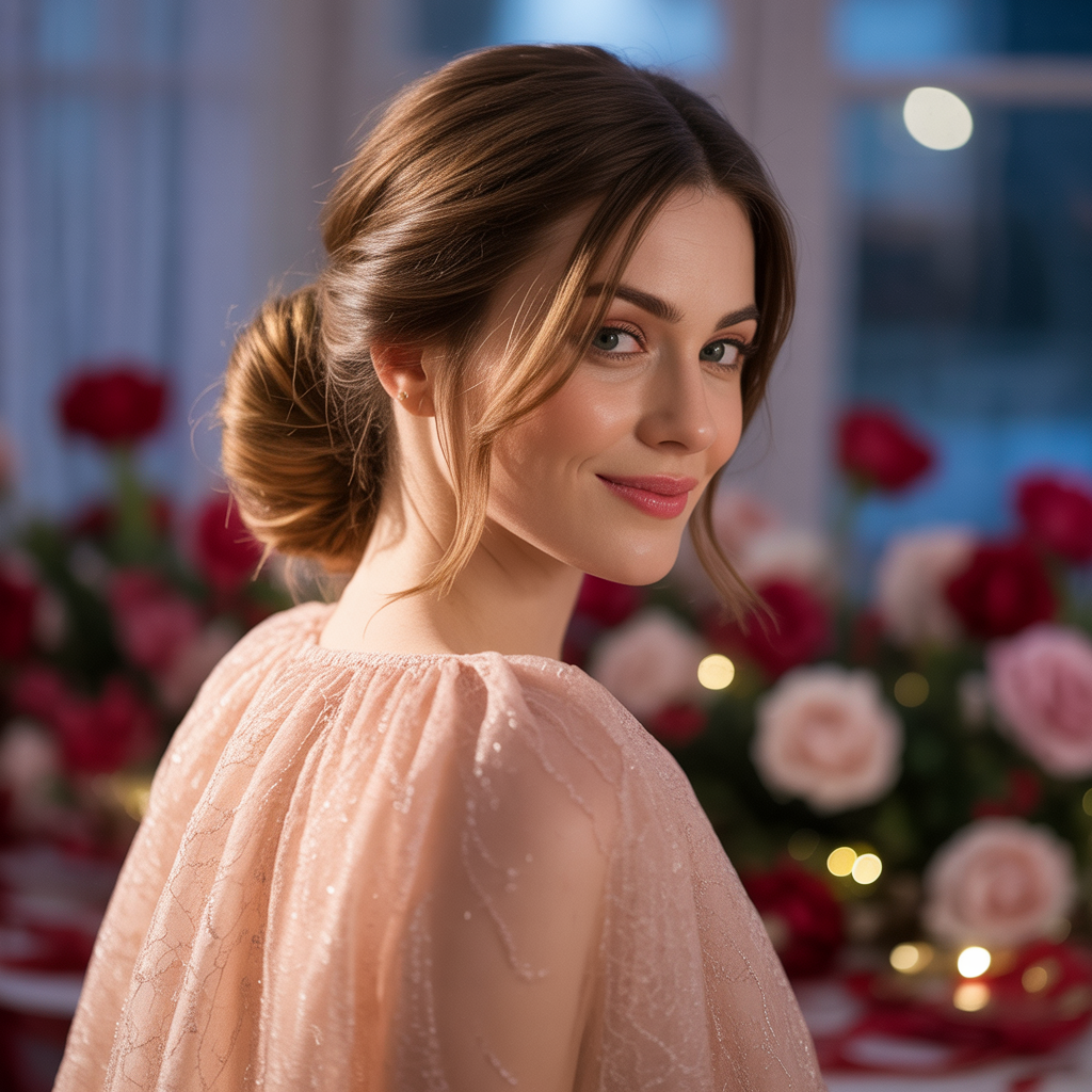 Twisted Low Chignon
