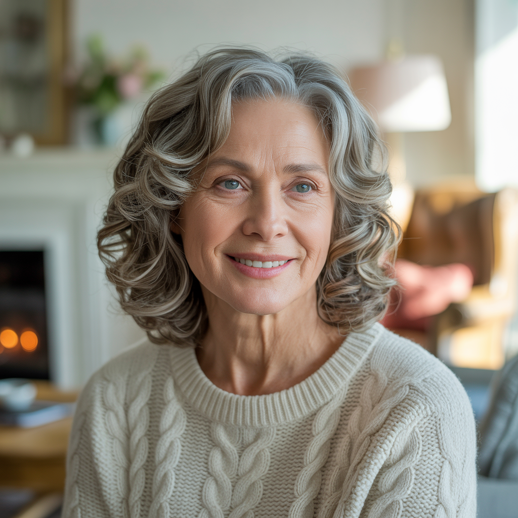 Soft curls with layered length