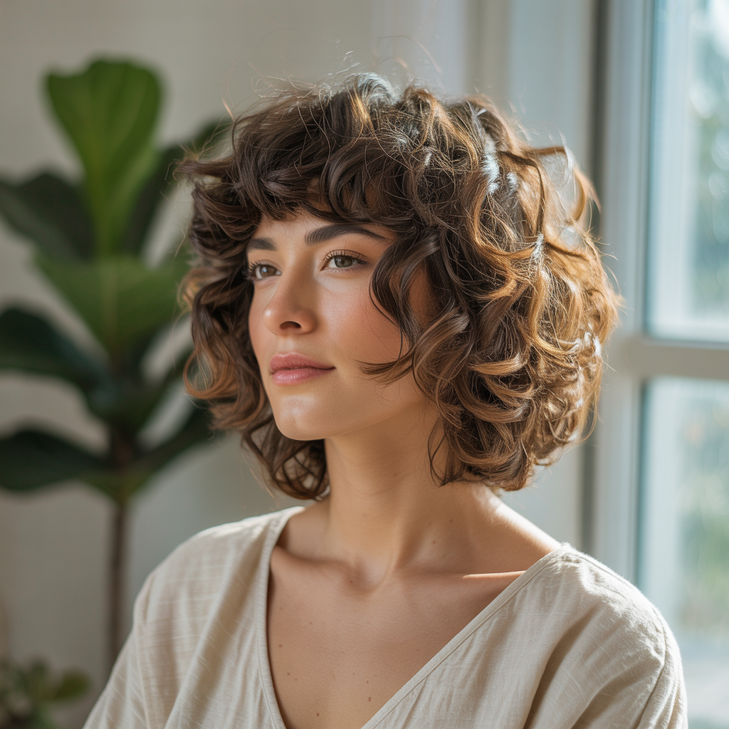 17 Stunning Curly Shag Haircut Guide: Styling Tips and Fresh Looks 3 Air-dry method for soft definition