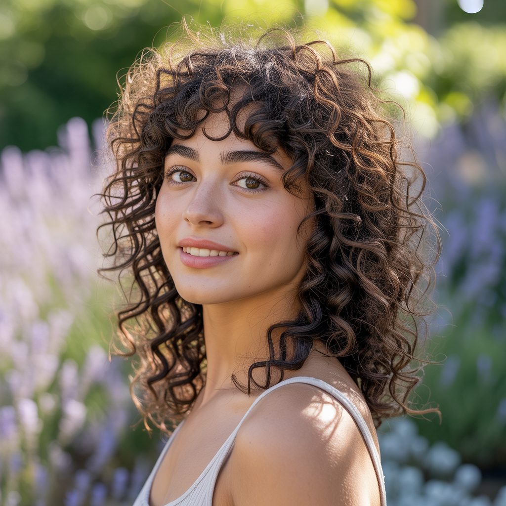 15 Trendy Types Of Bangs to Elevate Your Hairstyle 10 Curly Bangs