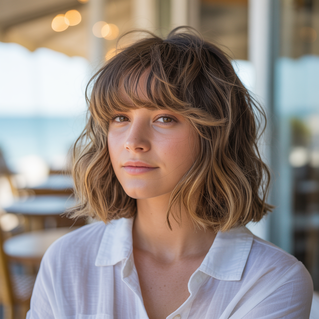 15 Trendy Types Of Bangs to Elevate Your Hairstyle 11 Textured Bangs