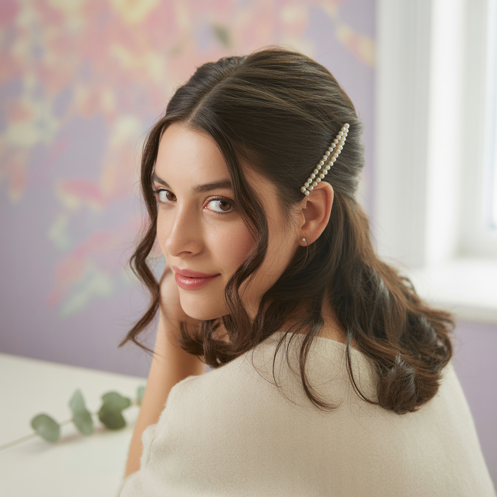 Half-Up Half-Down Twist