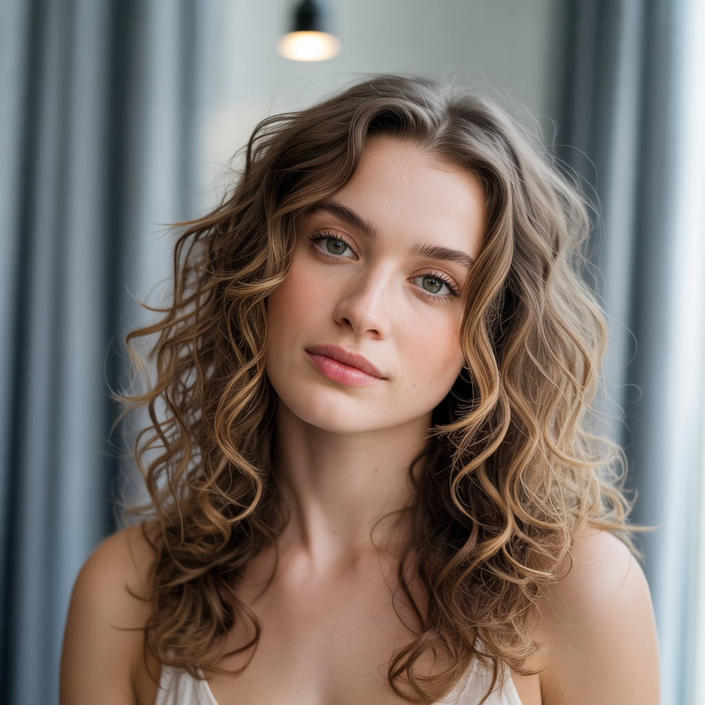 Face-Framing Curtain Layers