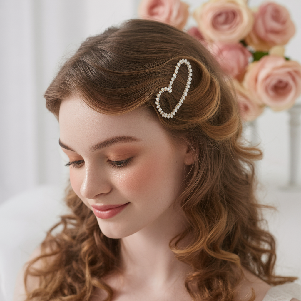 Half-Up, Half-Down Curls
