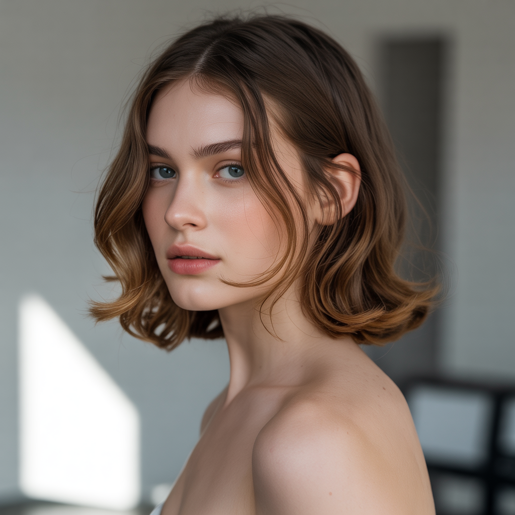 Lived-in brunette dimension