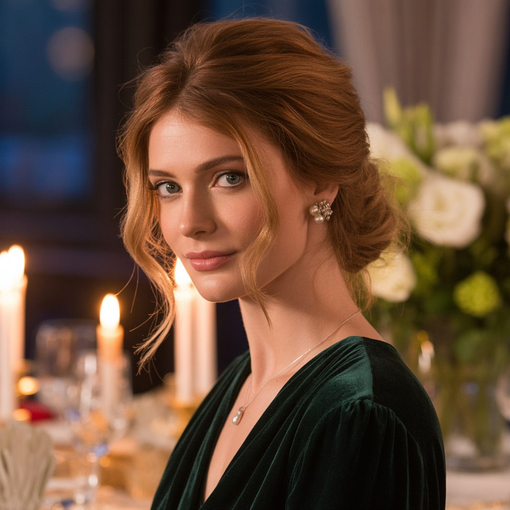 Birthday Hairstyles for Women: Chic Looks for Your Big Day 9 Textured low chignon