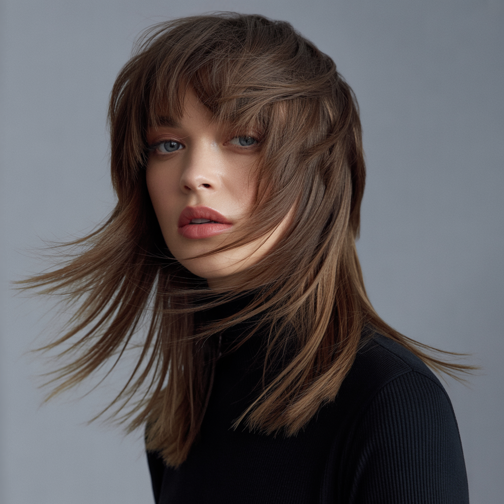 Sleek long shag