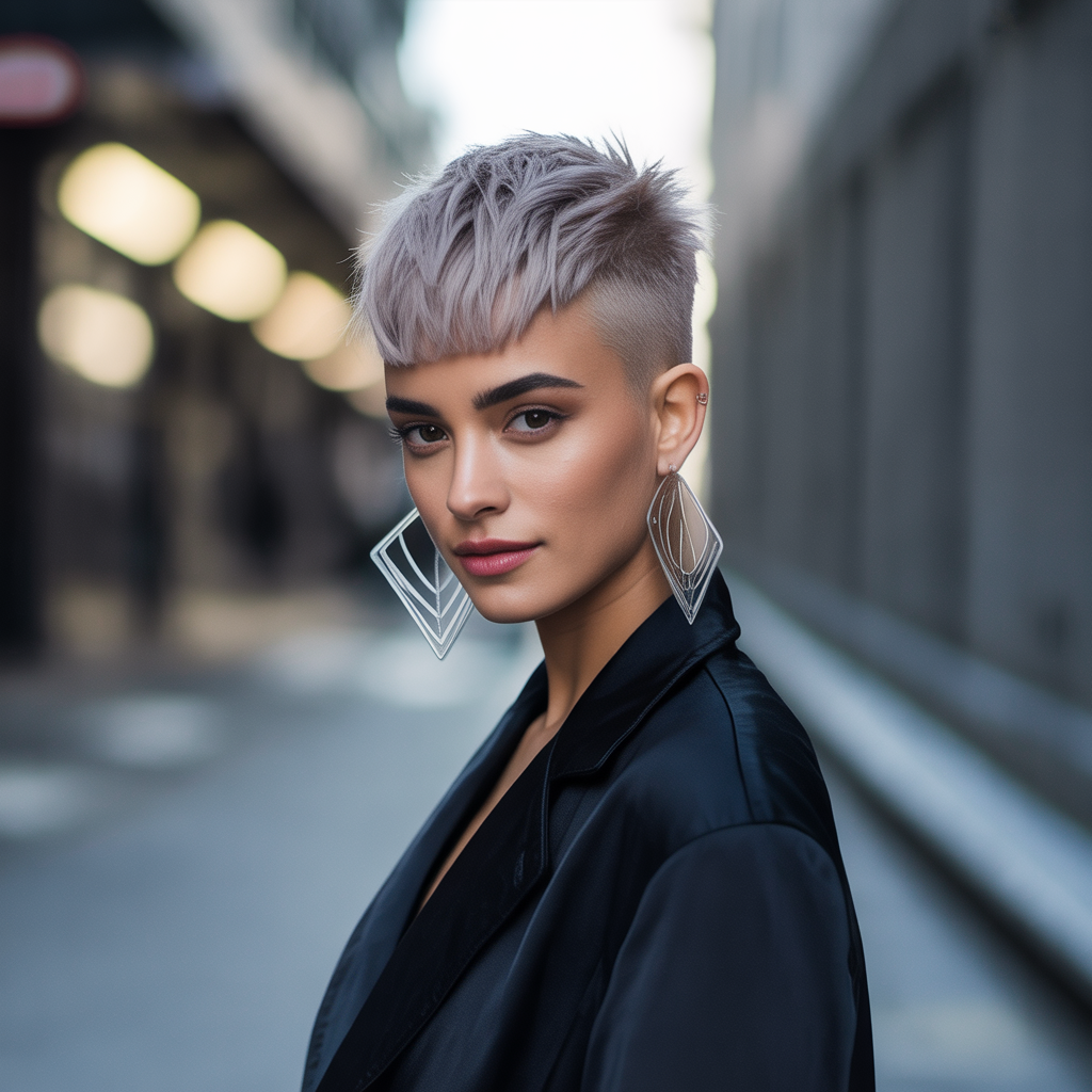 Short Wolf With Tapered Nape
