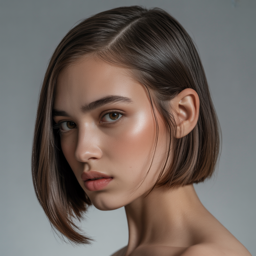 Sleek Bob with Side Shave