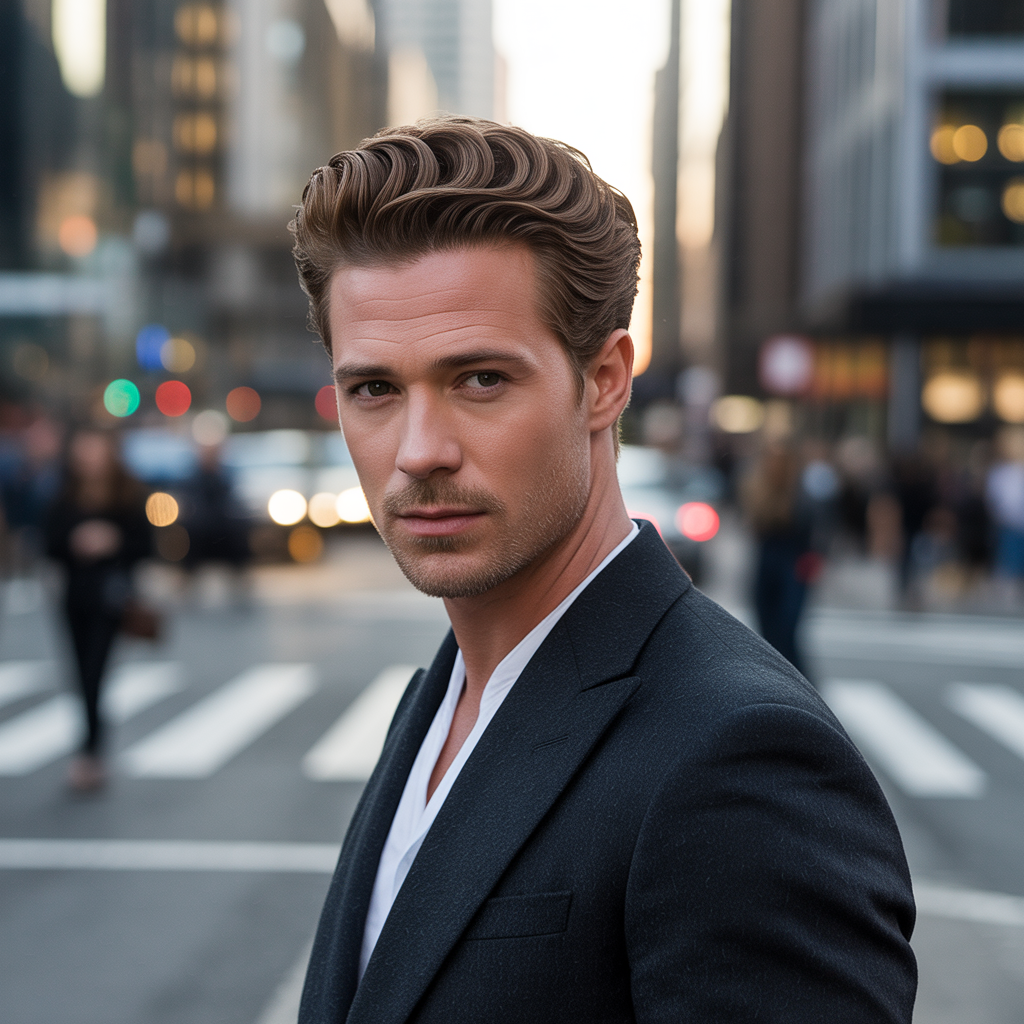 The Refined Pompadour
